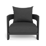 Victoria Lounge Chair | Aluminum Asteroid, Lisos Grafito,
