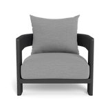 Victoria Lounge Chair | Aluminum Asteroid, Lisos Piedra,
