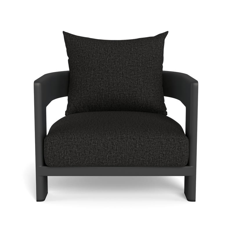 Victoria Lounge Chair | Aluminum Asteroid, Copacabana Midnight,