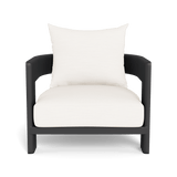 Victoria Lounge Chair | Aluminum Asteroid, Panama Blanco,