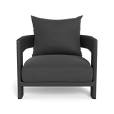 Victoria Lounge Chair | Aluminum Asteroid, Panama Grafito,