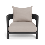 Victoria Lounge Chair | Aluminum Asteroid, Panama Marble,