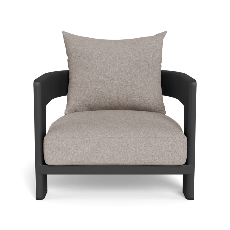 Victoria Lounge Chair | Aluminum Asteroid, Riviera Stone,