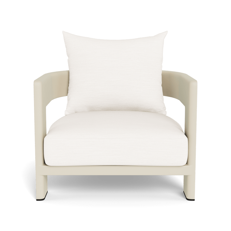 Victoria Lounge Chair | Aluminum Bone, Panama Blanco,