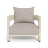 Victoria Lounge Chair | Aluminum Bone, Panama Marble,