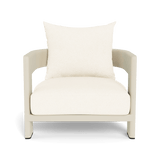 Victoria Lounge Chair | Aluminum Bone, Riviera Ivory,