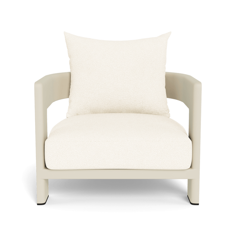 Victoria Lounge Chair | Aluminum Bone, Riviera Ivory,