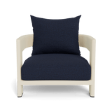 Victoria Lounge Chair | Aluminum Bone, Siesta Indigo,