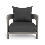 Victoria Lounge Chair | Aluminum Taupe, Lisos Grafito,