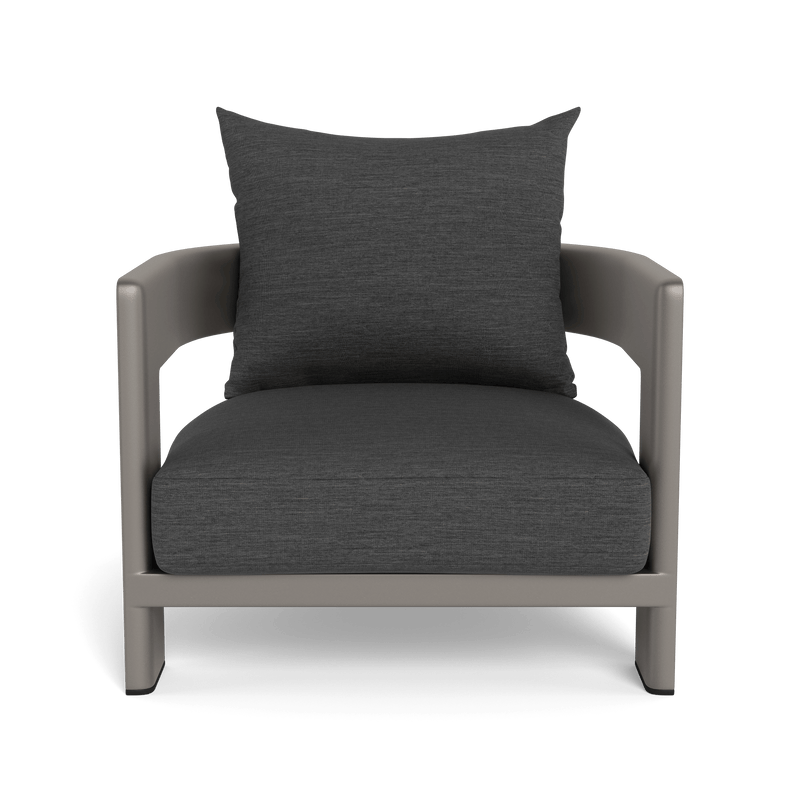 Victoria Lounge Chair | Aluminum Taupe, Lisos Grafito,