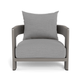 Victoria Lounge Chair | Aluminum Taupe, Lisos Piedra,