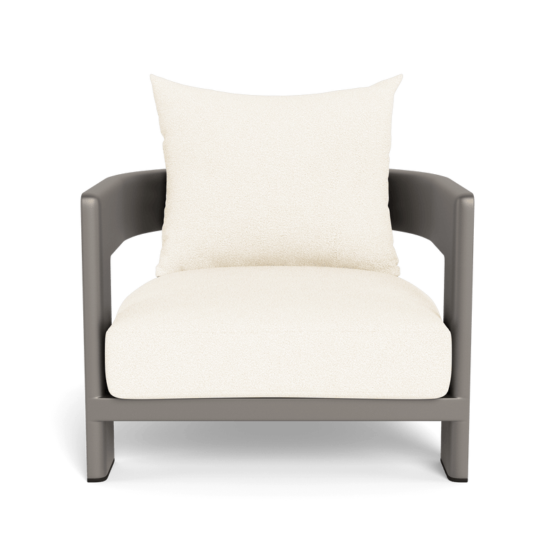 Victoria Lounge Chair | Aluminum Taupe, Riviera Ivory,