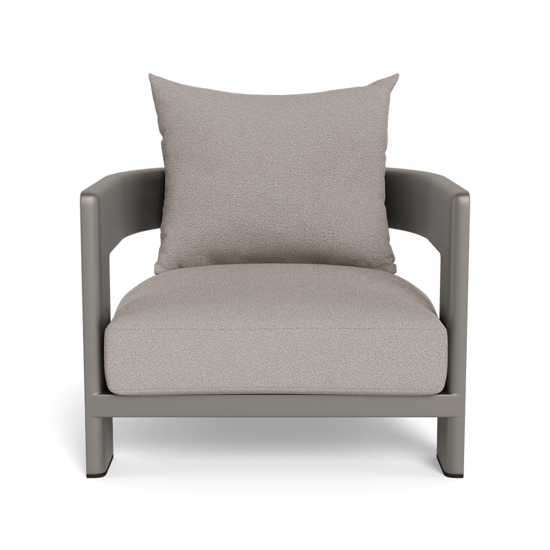 Victoria Lounge Chair | Aluminum Taupe, Riviera Stone,