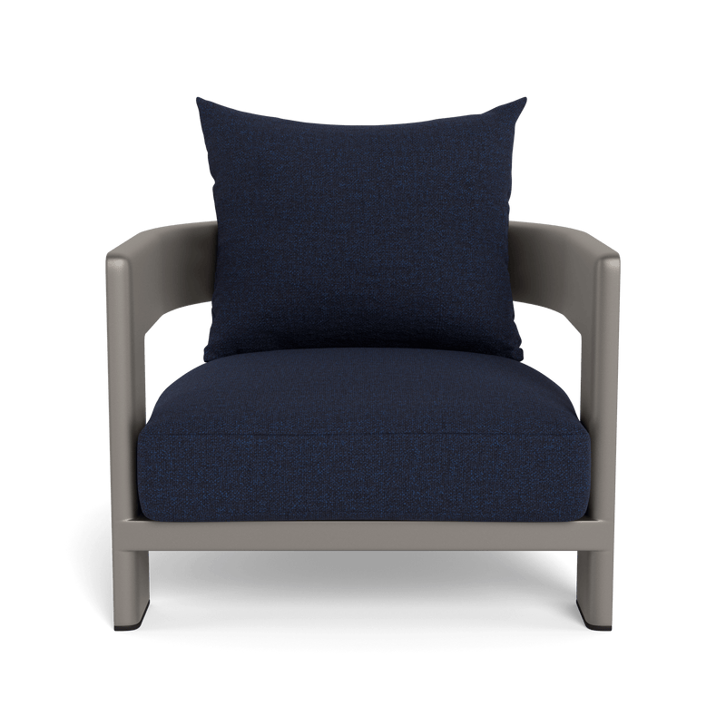 Victoria Lounge Chair | Aluminum Taupe, Siesta Indigo,