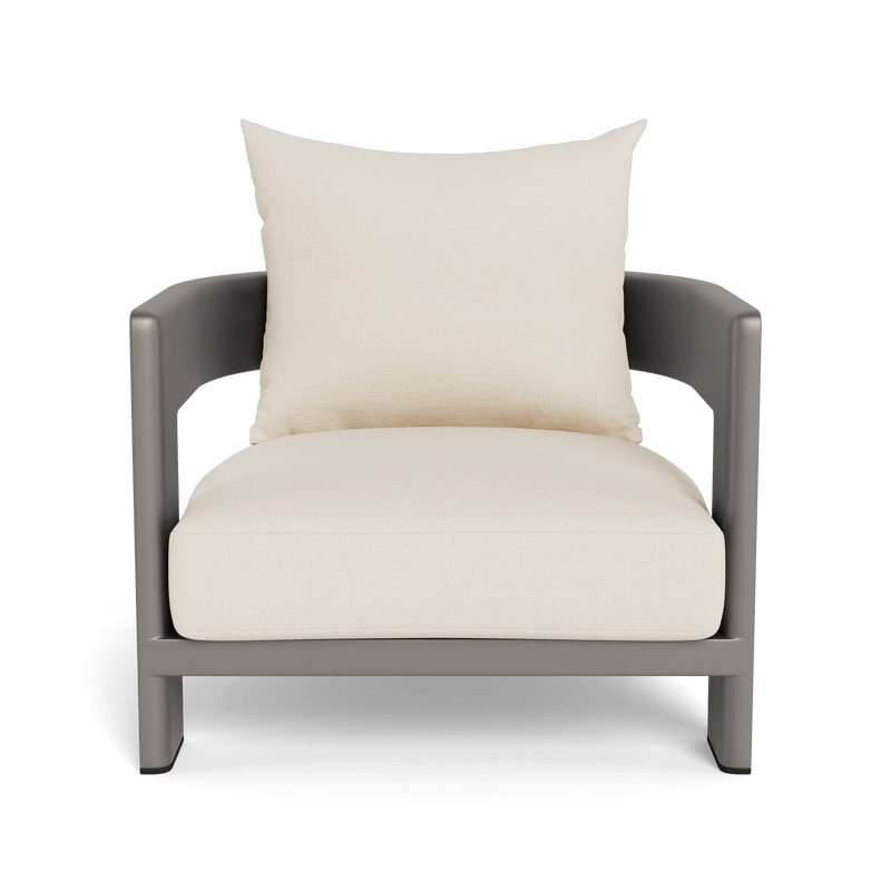 Victoria Lounge Chair | Aluminum Taupe, Siesta Ivory,