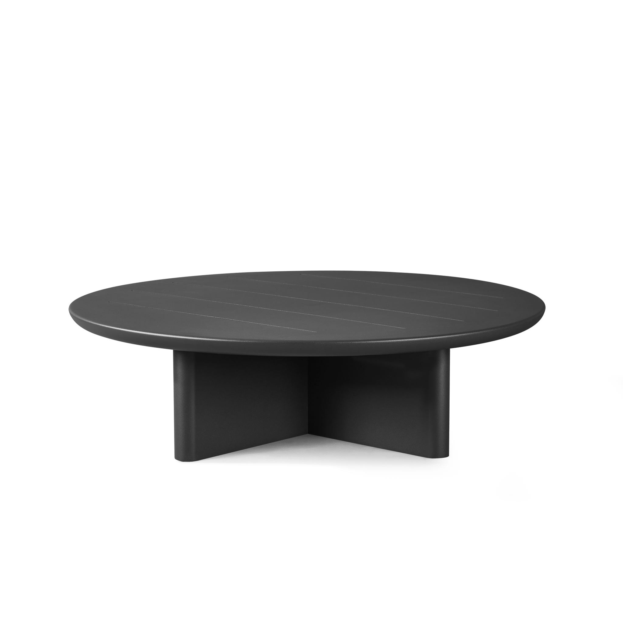 Victoria Round Slatted Coffee Table – Harbour Outdoor Australia