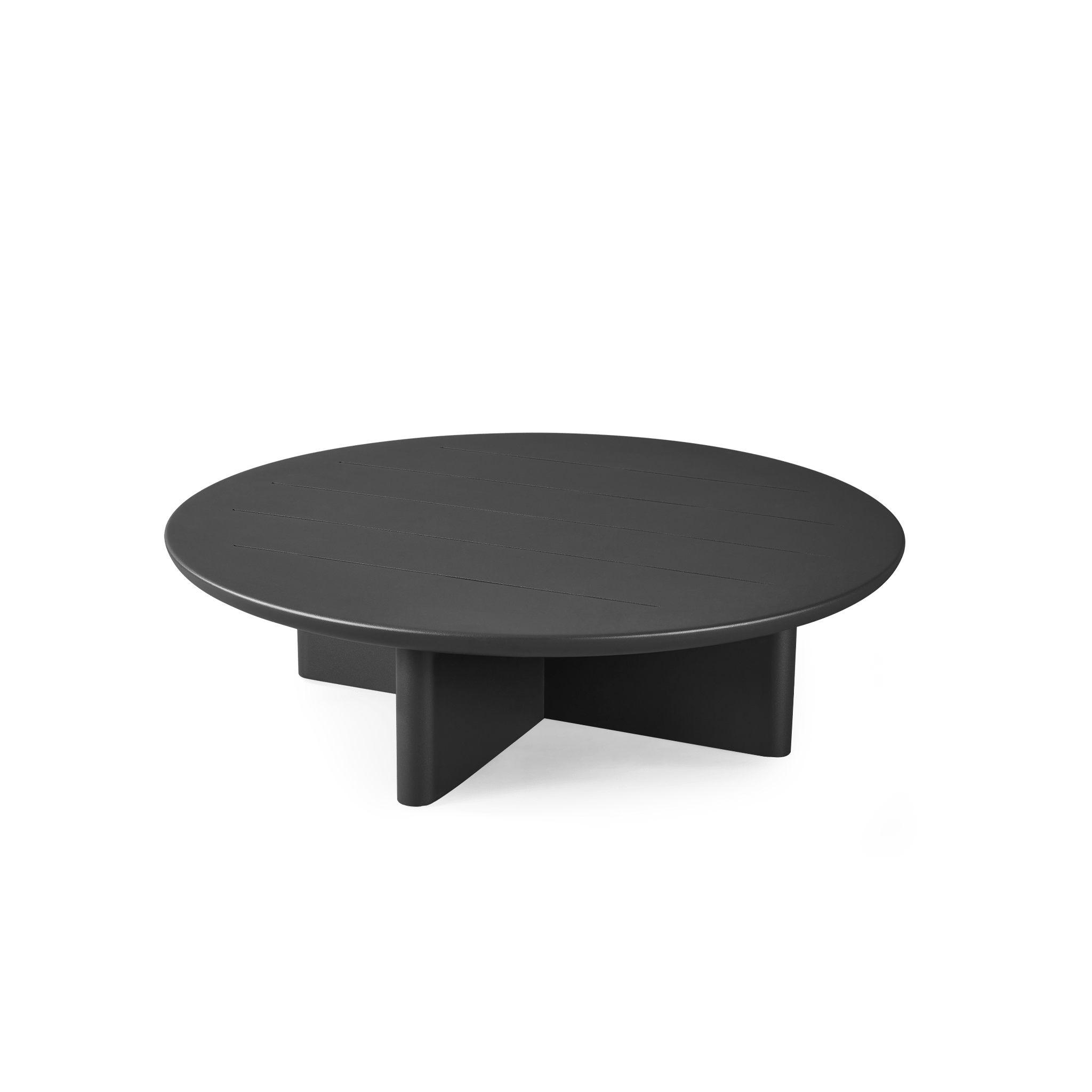Victoria Round Slatted Coffee Table – Harbour Outdoor Australia
