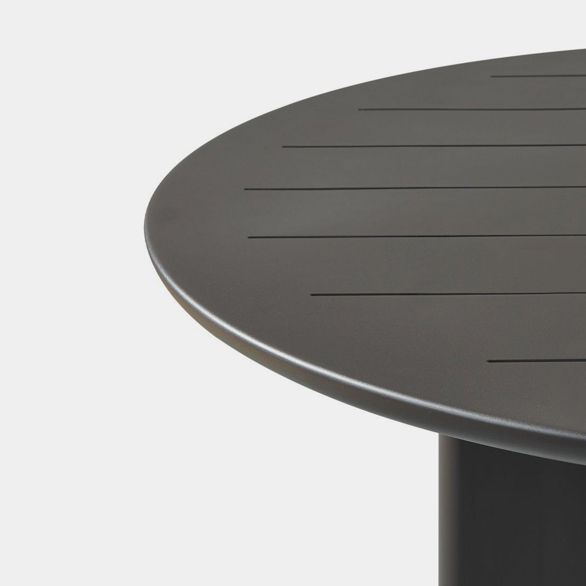 Victoria Slatted Round Dining Table 48