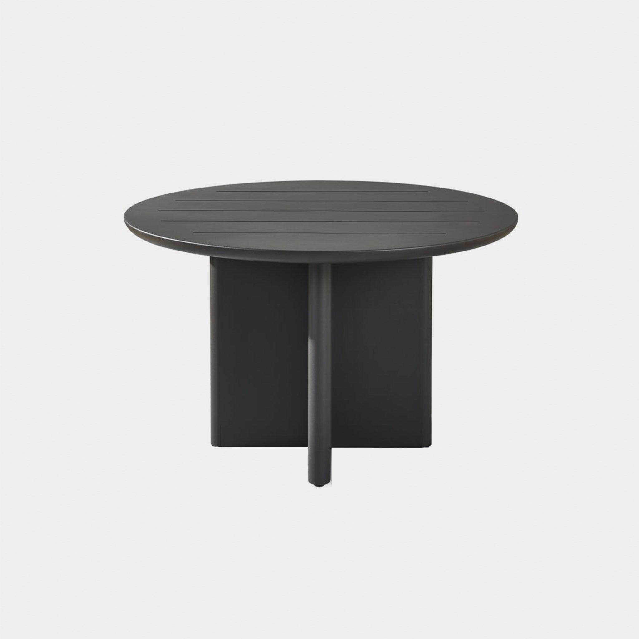 Victoria Slatted Round Dining Table 48