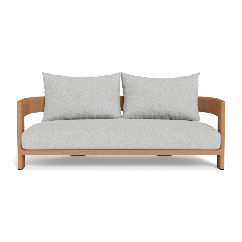 Victoria Teak 2 Seat Sofa | Teak Natural, Copacabana Sand,