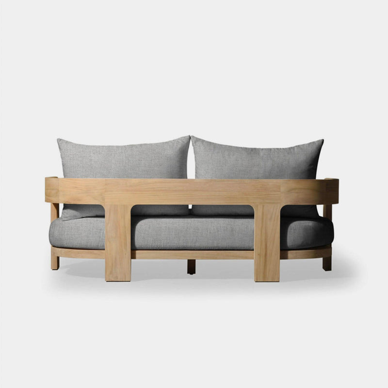 Victoria Teak 2 Seat Sofa | Teak Natural, Copacabana Sand,