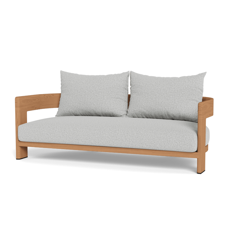 Victoria Teak 2 Seat Sofa | Teak Natural, Copacabana Sand,