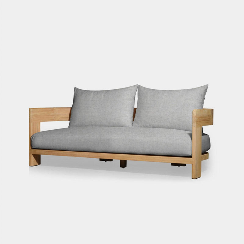 Victoria Teak 2 Seat Sofa | Teak Natural, Copacabana Sand,