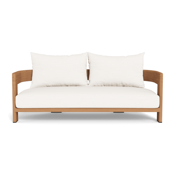 Victoria Teak 2 Seat Sofa | Teak Natural, Panama Blanco,