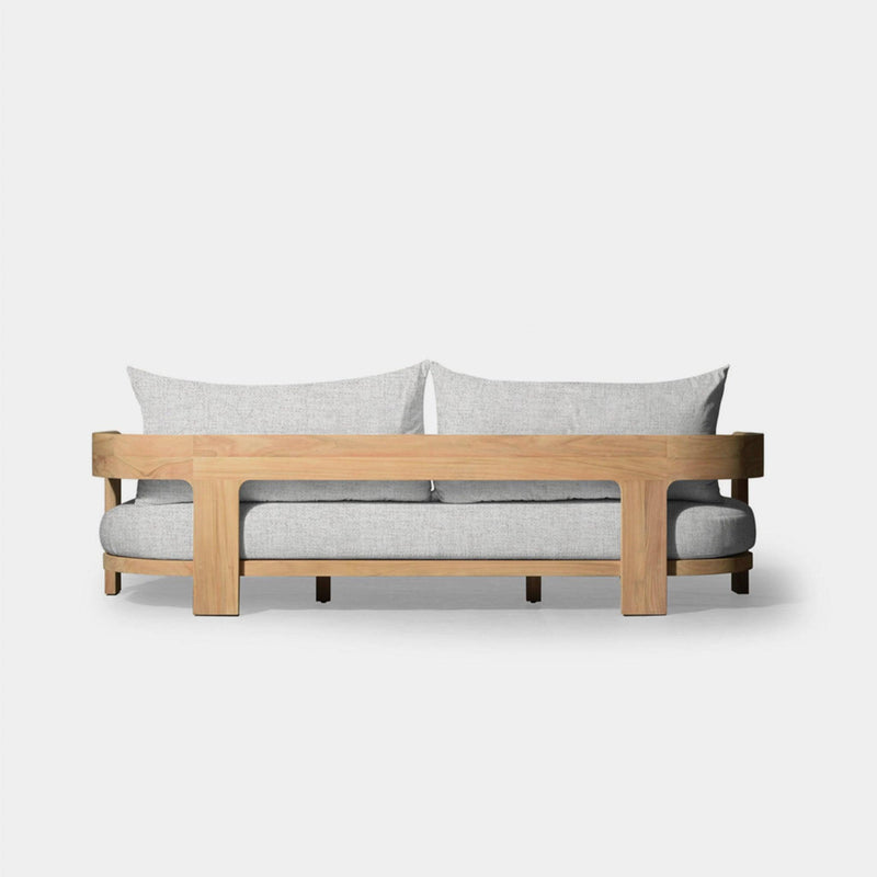 Victoria Teak 3 Seat Sofa | Teak Natural, Copacabana Sand,