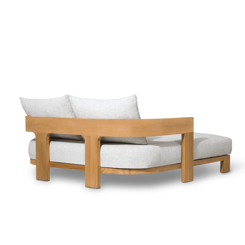 Victoria Teak Daybed | Teak Natural, Copacabana Sand,