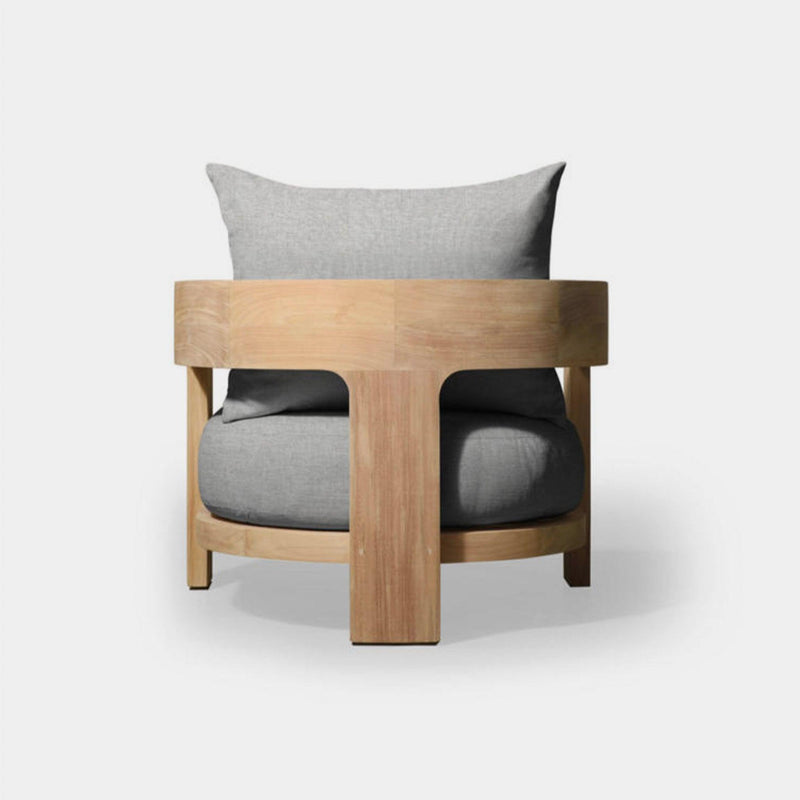 Victoria Teak Lounge Chair | Teak Natural, Copacabana Sand,